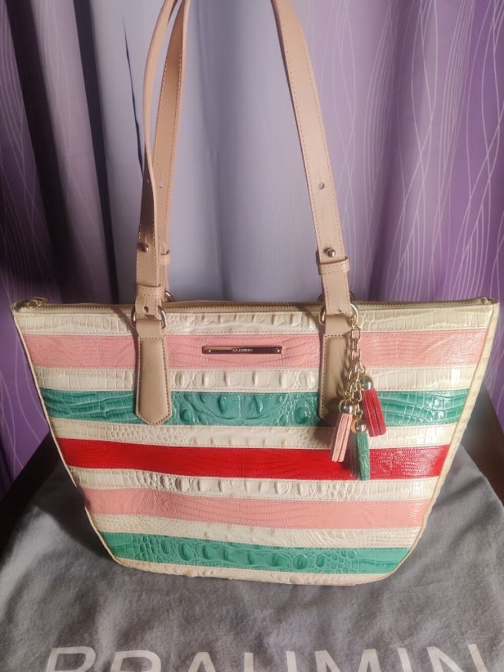 Brahmin Willa Carryall Sunglow Cayo Coco (Large) - Picture 2 of 9